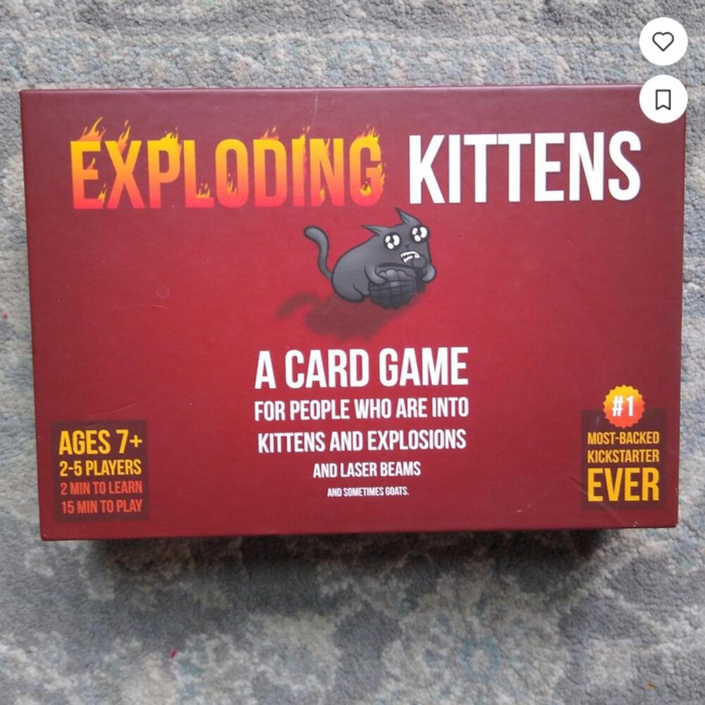 Exploding Kittens card game NWOT
